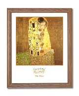 Gustav Klimt The Kiss Home Decor Wall Picture Oak Framed Art Print