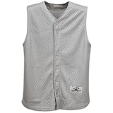 Intensity Sleeveless Button Front Mesh Jersey - Bi