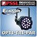 Elation OPTITRIPAR 18 X 3 Par With LED LED Stage Color Changer & Color Wash