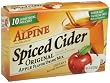 Alpine Spiced Cider Original Apple Flavor Drink Mix, 10-Count Packets, 0.74-Ounce Boxes (Pack of 12)
