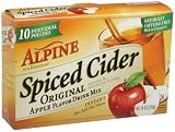 Alpine Spiced Cider Original Apple Flavor Drink Mix, 10-Count Packets, 0.74-Ounce Boxes (Pack of 12)