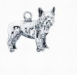 French Bulldog - I Love My Dog Keychain