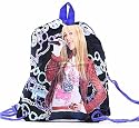 Hannah Montana Kids Black Backpack