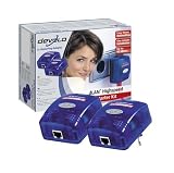 Devolo MicroLink dLAN Highspeed Starter Kit (Ethernet 85 MBit bestehend aus zwei DLAN highspeed Adaptern)