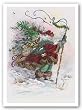 Windswept Traveler by Peggy Abrams 12"x16" Art Print Poster