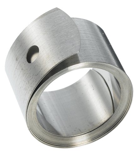Stainless Steel 301 Constant Force Spring, 0.007 Thick, 0.59 ID, 1.62 Lb. Load