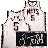 Jason Kidd Hand Signed White NJ Nets Jersey at Steiner Sports