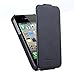 Docooler?Luxury Leather Slim Flip Case Cover Compatible with Apple?iPhone 4 4S - Black