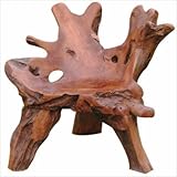 Groovy Stuff Bighorn Teak Wood Root Bar Chair - Tf-718
