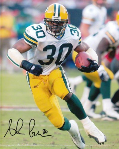 Mounted Memories Green Bay Packers Ahman Green Autographed 8X10 Photo