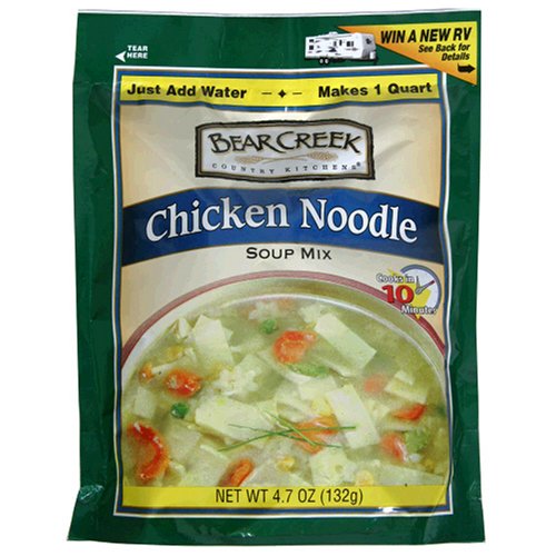 Bear Creek Country Kitchens Chicken Noodle Soup Mix, 4.7-Ounce Bags (Pack of 6) by Bear Creek