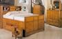 Queen Bookcase Six Piece Bedroom Set