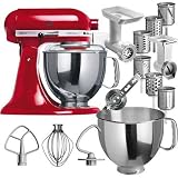 KitchenAid Artisan Empire Rot inkl. 5 teiligem Bonus Paket