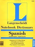 Notebook Dictionary Spanish