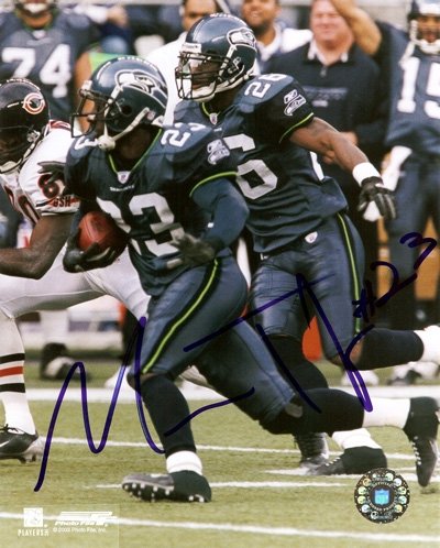 Marcus Trufant Autographed/Hand Signed 8x10 Photo MCS COA