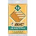 BIC Single Blade Shaver, Sensitive, 12-Count (Pack of 12)