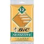 BIC Single Blade Razor, Sensitive, 12-Count (Pack of 12)