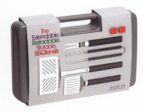 Zelco 7-Piece BBQ Utensil Set