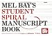 Mel Bay's Student Spiral Manuscript Book 5-Stave
