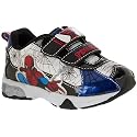 Brown Shoe Spiderman Kid's Light Up Sneakers