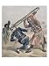 Caricature of Francesco Crispi (1818-1901) and the Defeat of the Italian Invading Army Giclee Poster Print by Henri Meyer, 18x24