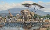 Big Safari Wall Mural