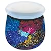 Paradise GL28660 Solar Mosaic Glass Jar Tabletop Light with Changing Light LED