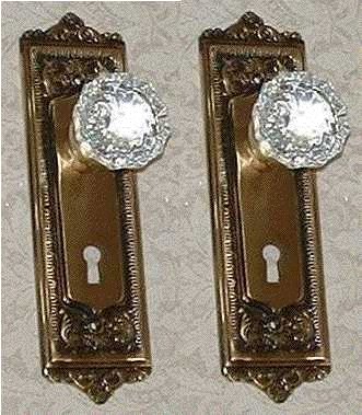 Crystal Glass & Solid Brass Egg & Dart Style Antique Brass French Door/dummy Knobs Crystal Glass & Solid Brass Egg & Dart Style Antique Brass French Door/dummy Knobs