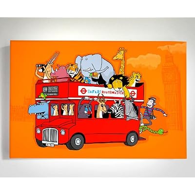 Stinky Whizzers Sightseeing in London Canvas Medium