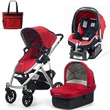 UPPAbaby VISTA Denny Travel system Red with peg... by UPPAbaby