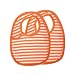 giggle Better Basics Striped Bibs - Set Of 2 (organic Cotton)