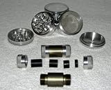 4 Piece 2 1/4" NEW STYLE Herb - Pollen Grinder / CNC Pollen Press Combo