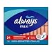 Menstrual Pads | Always Pads - Always Maximum Protection Maxi with Flexi-Wings, 24-Count Packages (Pack of 2)