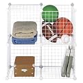 Whitmor Set of 4 Storage Cubes - White (14")