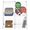 Whitmor Set of 4 Storage Cubes - White (14")