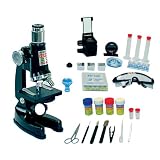 5 in 1: 100x - 1200x Zoom Deluxe Die-cast Microscope Set in Hand Carrying Case # EDU-41008