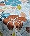 Home Bargains Plus Summer Floral Vinyl Flannel Back Tablecloth - 52