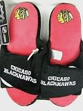 Chicago Blackhawks NHL 2011 Open Toe Two Tone Hard Sole Slippers - XL