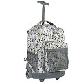 J World Single Handle Rolling Garden Backpack - White