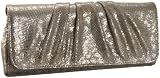 Lauren Merkin Caroline Metallic Textured Snake Clutch