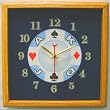 12x12 Square Poker Wall Clock