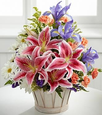 The Wondrous Nature Bouquet - Medium - BASKET INCLUDED