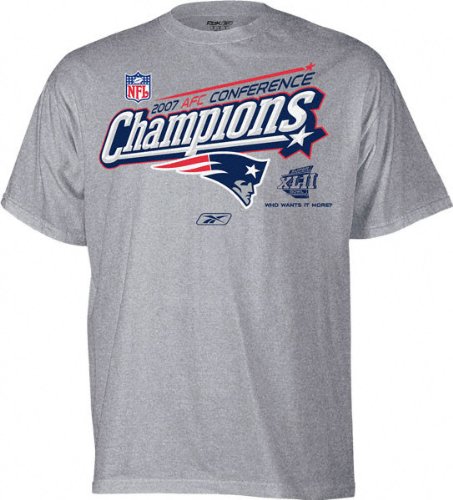 Buy New England Patriots 2007 AFC Conference Champions Locker Room T-Shirt