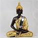 Gold Resin Meditation Buddha Statue