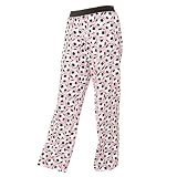Soccer Pink Novelty Print Jersey cotton pants for lounging, sleep, sports. Unisex relaxed fit, available in 5 Adult sizes, exposed elastic waist