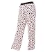 Soccer Pink Novelty Print Jersey cotton pants for lounging, sleep, sports. Unisex relaxed fit, available in 5 Adult sizes, exposed elastic waist