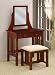 Coaster 300064 Mission Style Vanity Set, Walnut