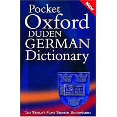 Pocket Oxford-Duden German Dictionary