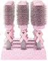 Olivia Garden Breast Cancer Awareness NanoThermic Ceramic + Ion Brush, 2 1/8"