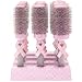 Olivia Garden Breast Cancer Awareness NanoThermic Ceramic + Ion Brush, 2 1/8"